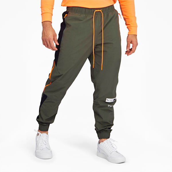 Parquet Men's Track Pants, Thyme, extralarge