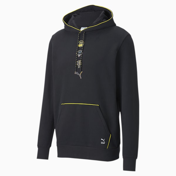 PUMA x EMOJI Men's Hoodie, Puma Black, extralarge