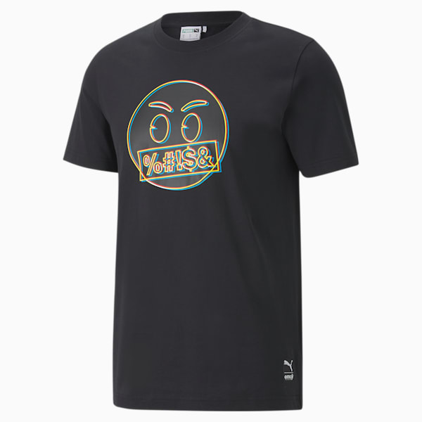 PUMA x EMOJI Men's Tee, Puma Black, extralarge