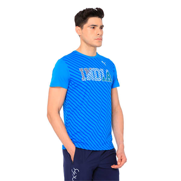 One8 Cricket T-Shirt, French Blue, extralarge-IND
