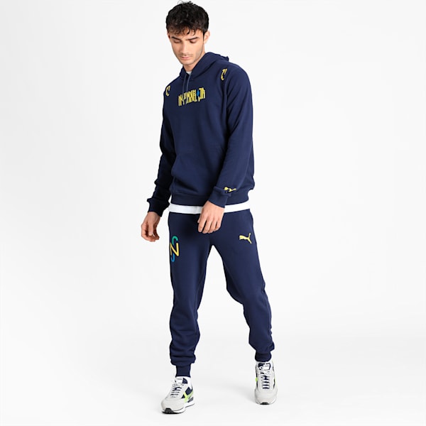 Neymar Jr. Hero Men's Regular Fit Hoodie, Peacoat-Dandelion, extralarge-IND