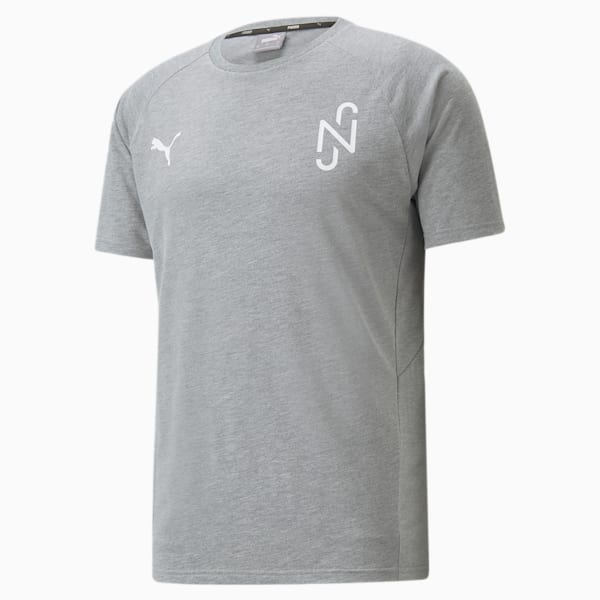 Neymar Jr. Evostripe Men's Regular Fit T-Shirt, Medium Gray Heather, extralarge-IND