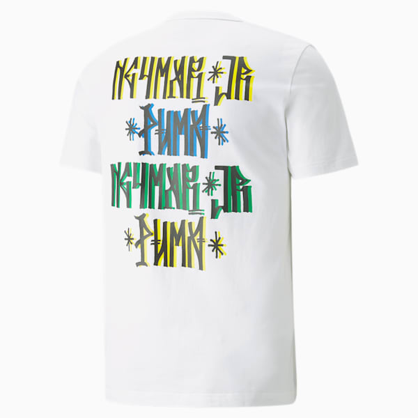 Neymar Jr. Copa Men's Regular Fit T-Shirt, Puma White, extralarge-IND