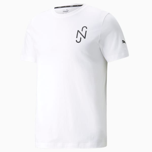Neymar Jr. Copa Men's Regular Fit T-Shirt, Puma White, extralarge-IND