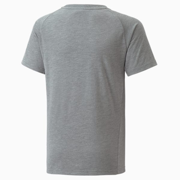 Neymar Jr. Evostripe Kid's T-Shirt, Medium Gray Heather, extralarge-IND