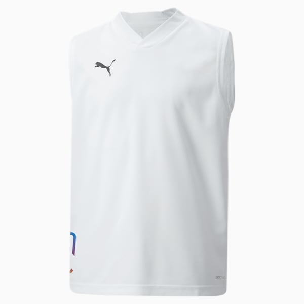 Neymar Big Kids Thrill Sleeveless Jersey Big Kids, Puma White, extralarge