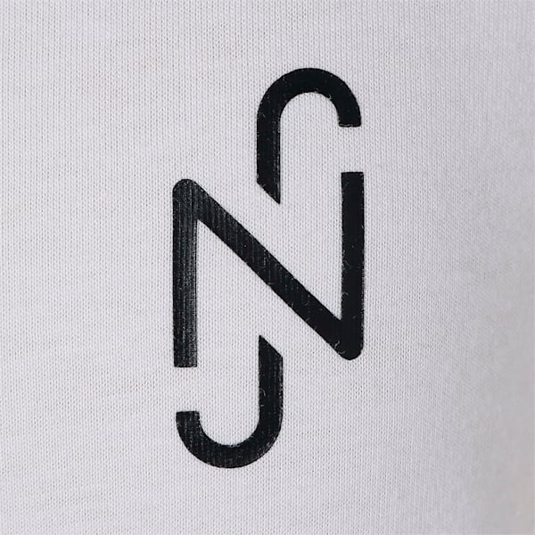 キッズ サッカー NJR ネイマール THRILL グラフィック 半袖 Tシャツ 116-152cm, Puma White, extralarge-JPN