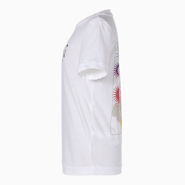 キッズ サッカー NJR ネイマール THRILL グラフィック 半袖 Tシャツ 116-152cm, Puma White, extralarge-JPN