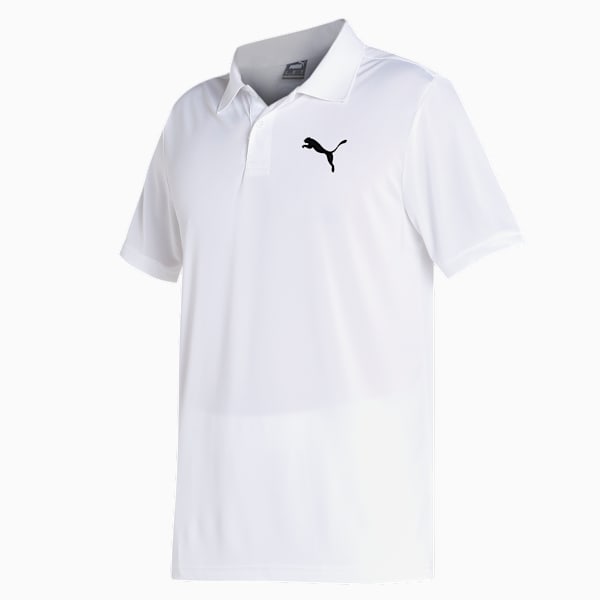 CR Team Men's Regular Fit Cricket Polo, Puma White, extralarge-IND