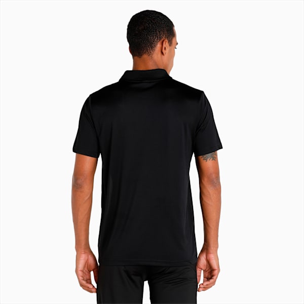 CR Team Men's Regular Fit Cricket Polo, Puma Black, extralarge-IND