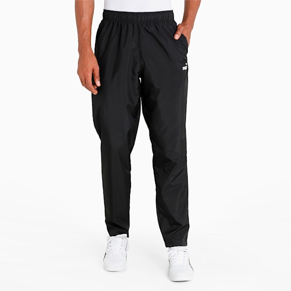 Men's Regular Fit Woven Cricket Trackpants, Puma Black, extralarge-IND