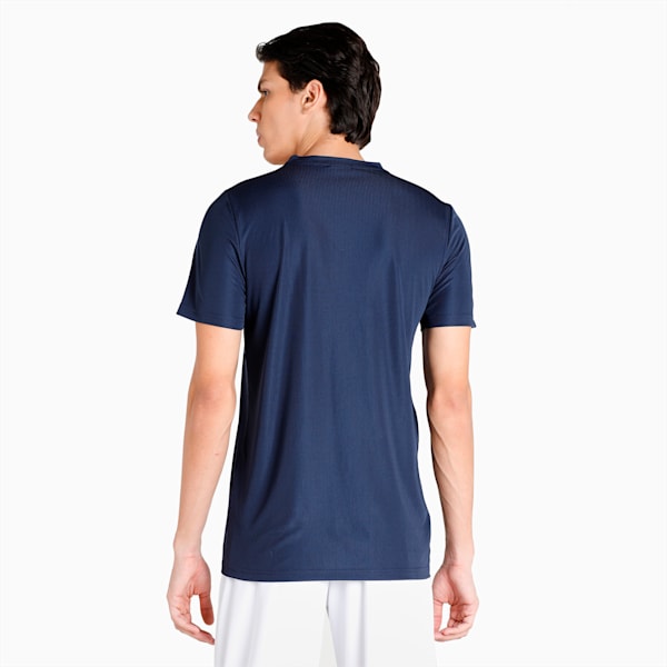 Cricket Men's Slim Fit T-Shirt, India Ink, extralarge-IND