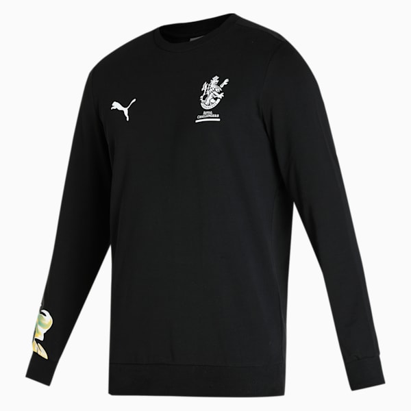 PUMA x Royal Challengers Bangalore Graphic Men's Sweatshirt, PUMA Black