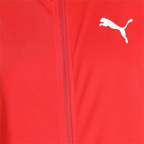 Men's Cricket Tracksuit, PUMA Red-PUMA Black, extralarge-IND