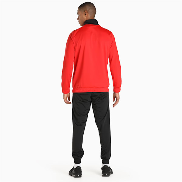 Men's Cricket Tracksuit, PUMA Red-PUMA Black, extralarge-IND