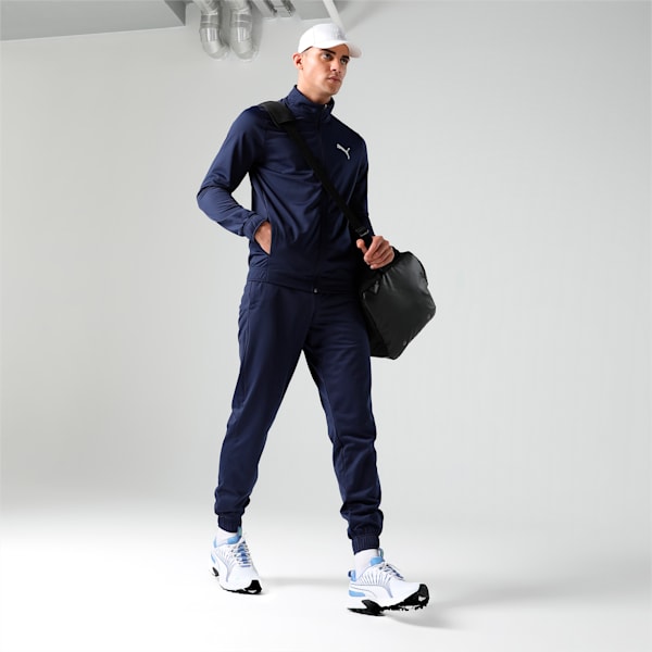 Men's Cricket Tracksuit, Peacoat, extralarge-IND