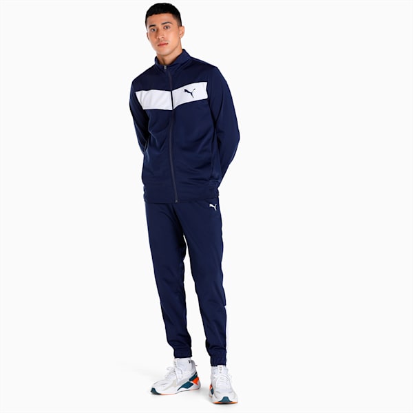 Cricket Tracksuit, Peacoat-PUMA White