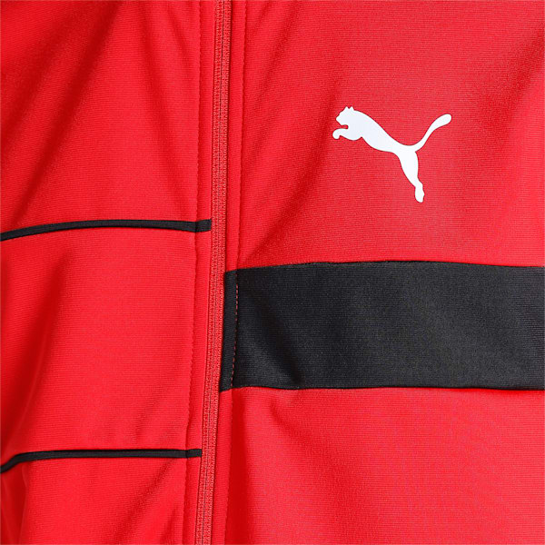 Men's Cricket Tracksuit, For All Time Red-PUMA Black, extralarge-IND