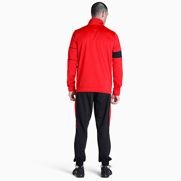 Men's Cricket Tracksuit, For All Time Red-PUMA Black, extralarge-IND