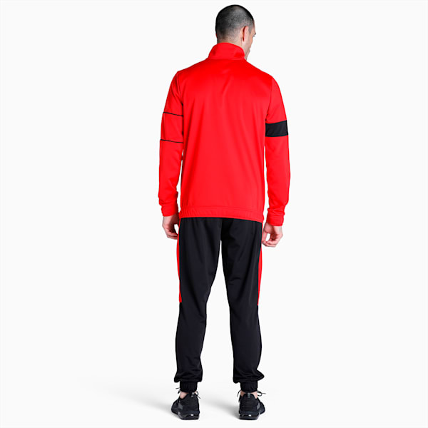 Men's Cricket Tracksuit IV, For All Time Red-PUMA Black, extralarge-IND