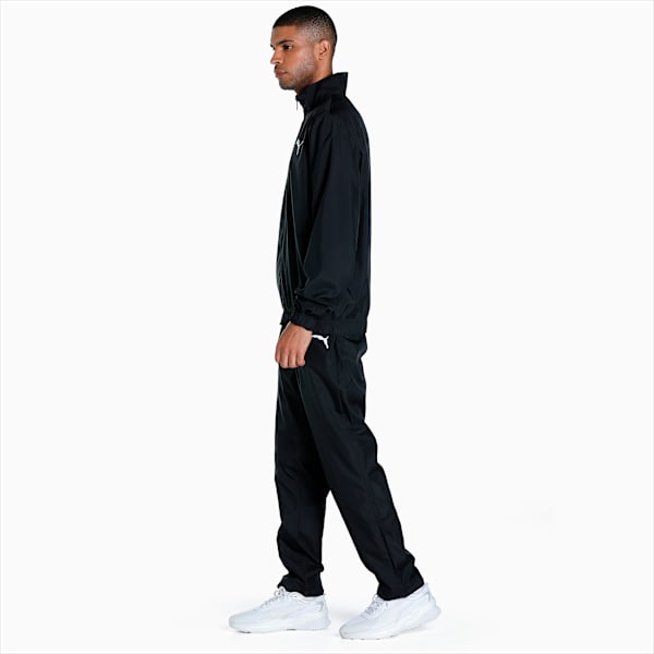 Basic Men's Cricket Track Suit, PUMA Black-PUMA White, extralarge-IND