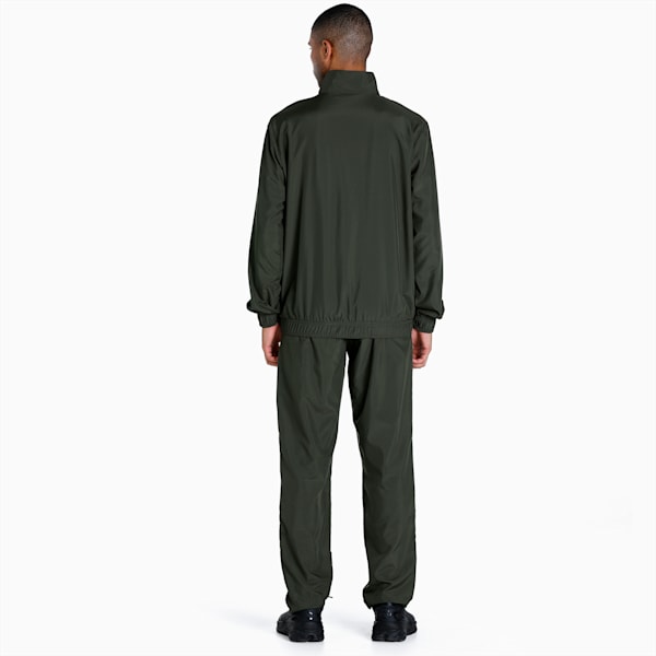 PUMA Basic Men's Cricket Track Suit, Forest Night-PUMA Black, extralarge-IND
