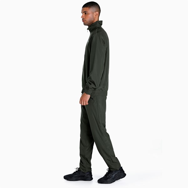 PUMA Basic Men's Cricket Track Suit, Forest Night-PUMA Black, extralarge-IND