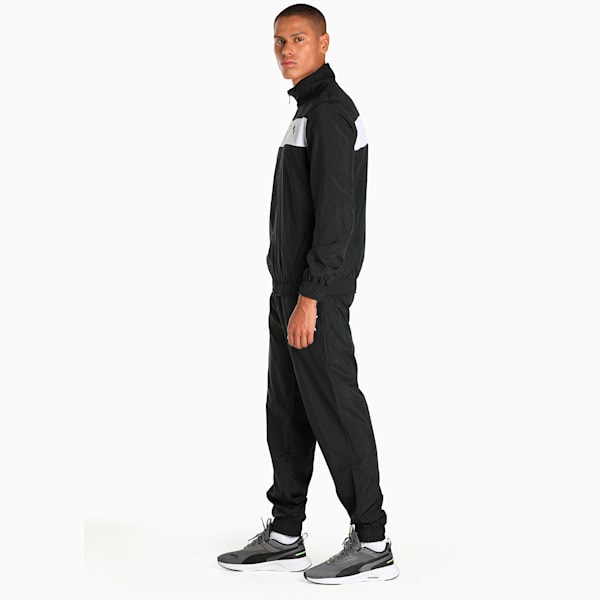 Classic Men's Tracksuit, PUMA Black-PUMA White, extralarge-IND