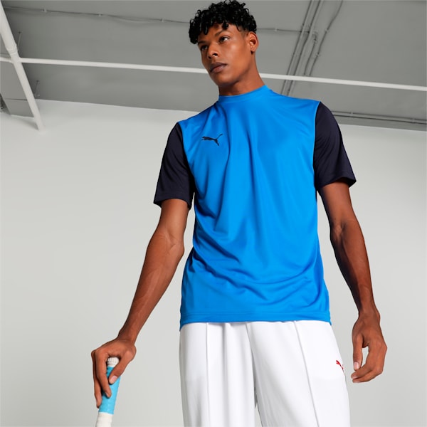 CR Team Men's Cricket T-shirt, Ultra Blue-PUMA Navy, extralarge-IND