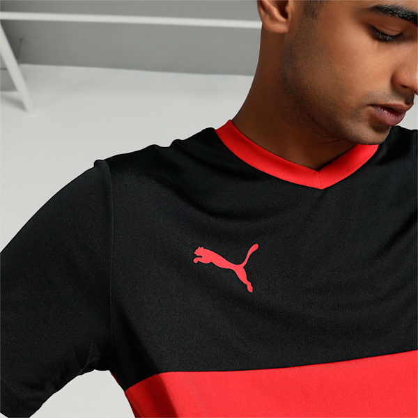 CR Men's Cricket Team T-shirt, For All Time Red-PUMA Black, extralarge-IND