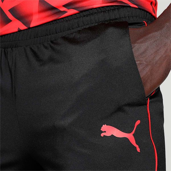 Cricket Teams Men's Training Pants, PUMA Black-High Risk Red, extralarge-IND