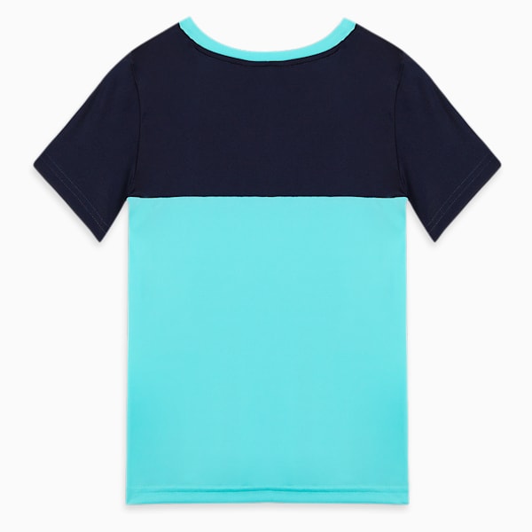 Cricket Teams Youth Tee, Elektro Aqua, extralarge-IND