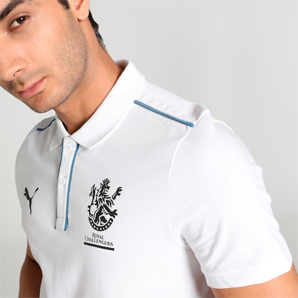 PUMA x Royal Challengers Bangalore Arcade Men's Polo, PUMA White