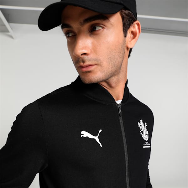 PUMA x Royal Challengers Bangalore Arcade Men's Jacket, PUMA Black