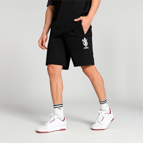 PUMA x Royal Challengers Bangalore Arcade Men's Shorts, PUMA Black
