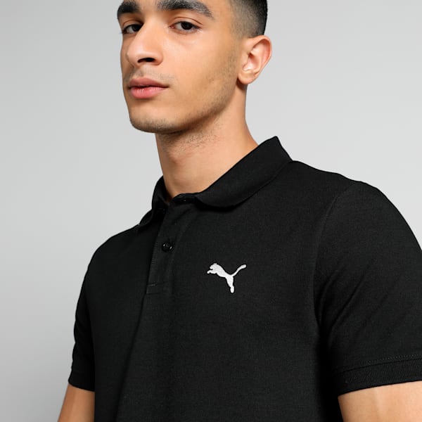 CR Men's Cricket Travel Polo, PUMA Black, extralarge-IND