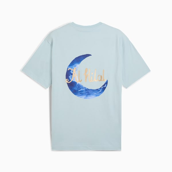 Playera estampada para hombre KIDSUPER x AL-HILAL SFC, Frosted Dew, extralarge