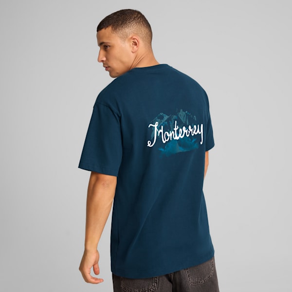 KIDSUPER x CF MONTERREY Graphic Tee Men, Deep Navy-PUMA White, extralarge
