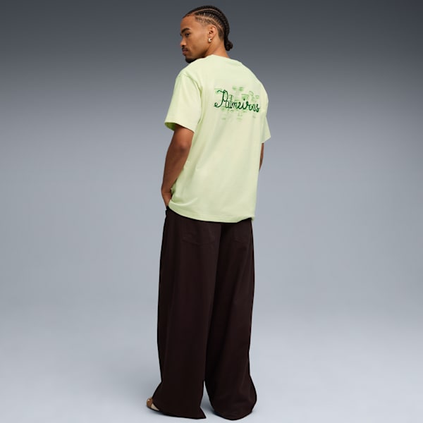 KIDSUPER x SE PALMEIRAS Graphic Tee Men, Green Illusion-Vine, extralarge