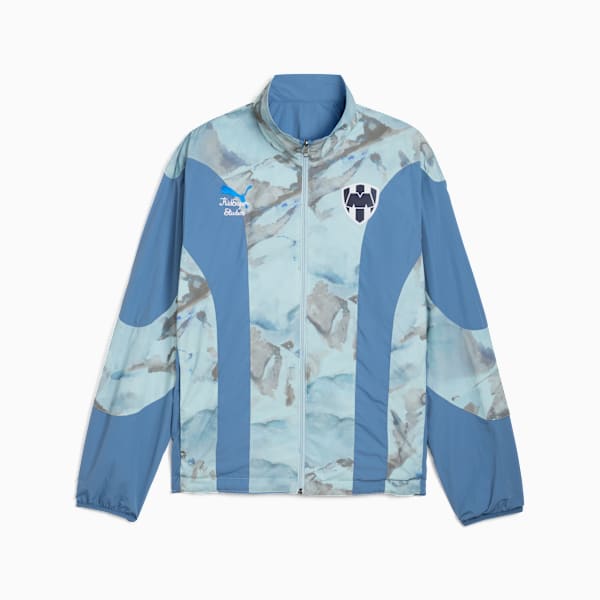 Chamarra reversible PUMA x KIDSUPER C.F. Monterrey para hombre, Blue Horizon-Electro Royal, extralarge