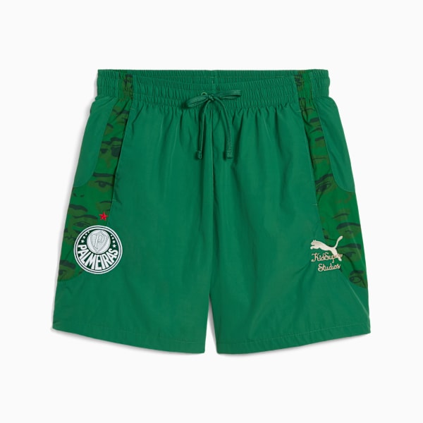 PUMA X KIDSUPER Men’s Above-Knee Travel Shorts, Vine-Alpine Snow, extralarge-IND