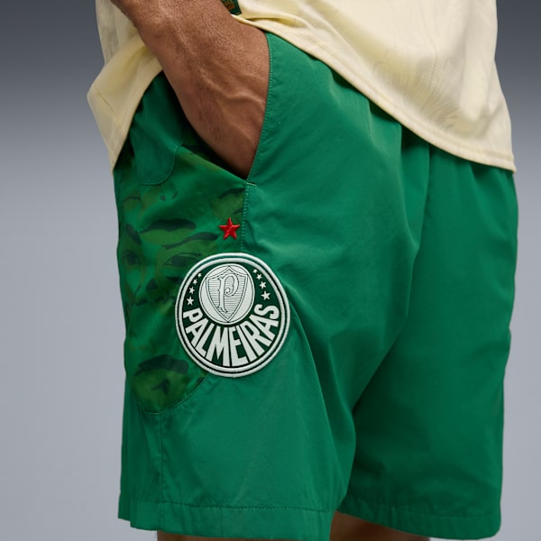PUMA X KIDSUPER Men’s Above-Knee Travel Shorts, Vine-Alpine Snow, extralarge-IND