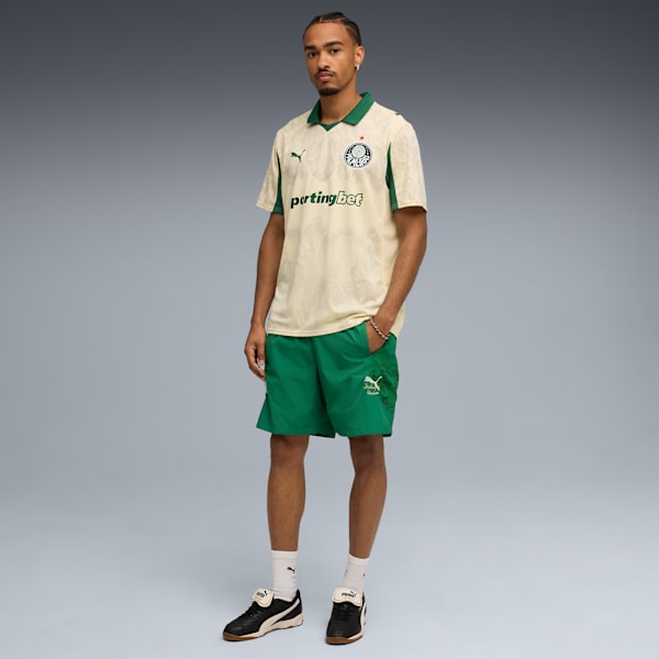 PUMA X KIDSUPER Men’s Above-Knee Travel Shorts, Vine-Alpine Snow, extralarge-IND