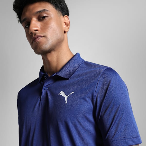 Performance Solid Men's Regular Fit Polo T-shirt, Clyde Royal, extralarge-IND