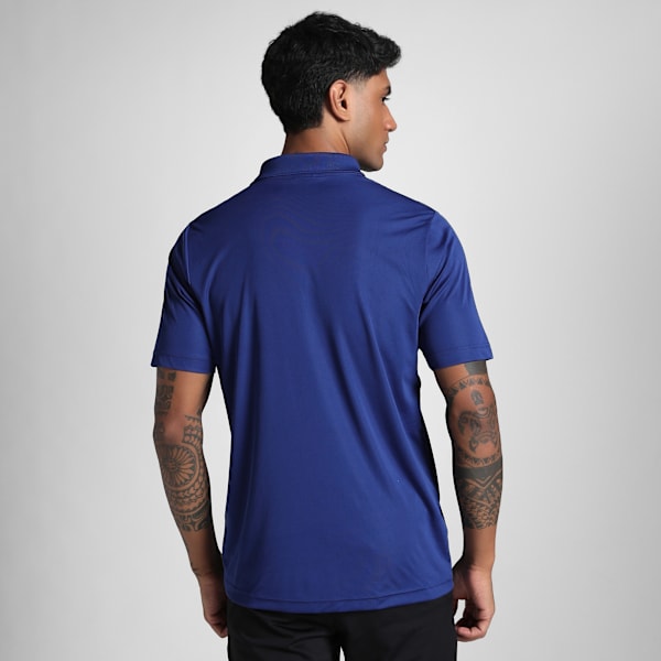 Performance Solid Men's Regular Fit Polo T-shirt, Clyde Royal, extralarge-IND