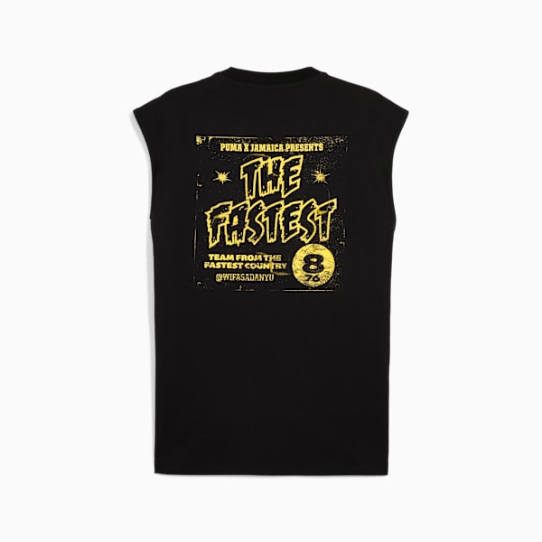 PUMA x JAMAICA Village Wear Tee Men, PUMA Black-JAM, extralarge-GBR