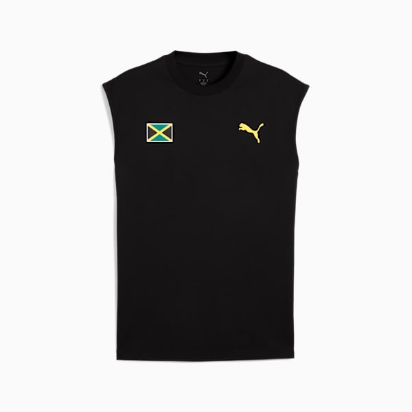 PUMA x JAMAICA Village Wear Tee Men, PUMA Black-JAM, extralarge-GBR