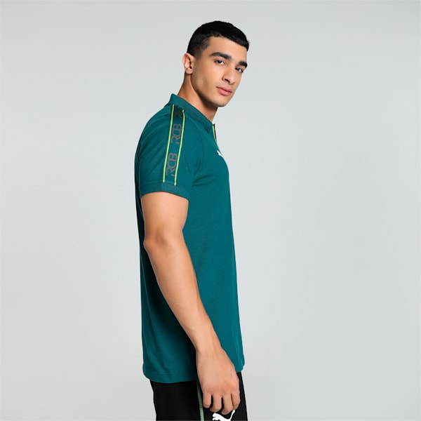 PUMA x RCB Men's Polo, Deep Teal, extralarge-IND