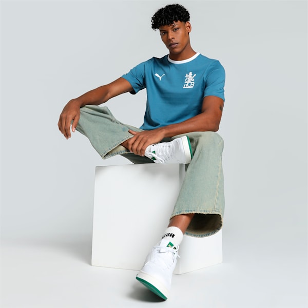 PUMA x RCB Men's Athleisure Tee, Deep Dive, extralarge-IND