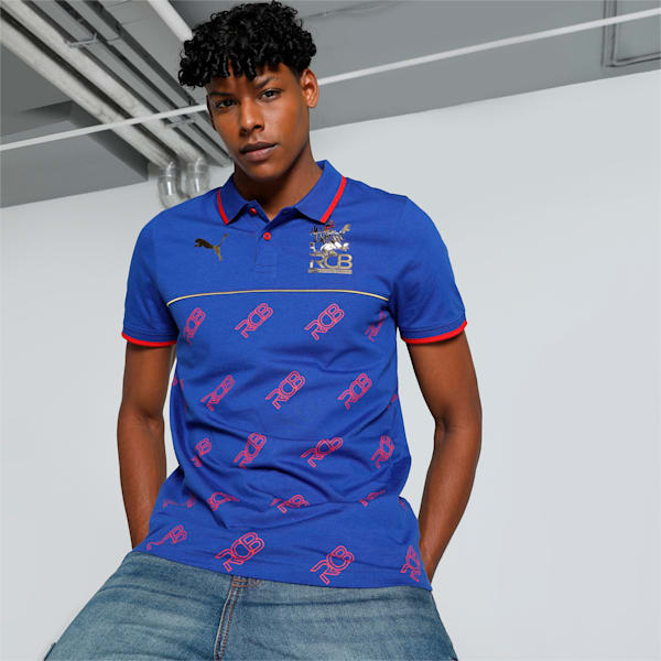 Rcb black polo t shirt 2025